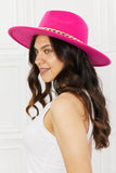 Fame Keep Your Promise Fedora Hat in Pink