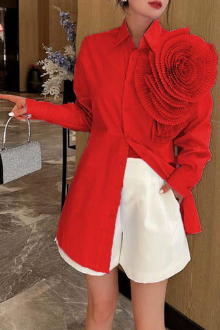 N by Nancy - T2130 TOP (RED, WHT)
