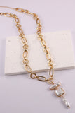 Freshwater Pearl Chunky Chain Necklace